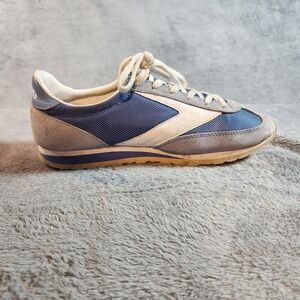 Brooks Shoes Womens 8 Gray Blue Heritage Vanguard Sneaker Running 1201591B360